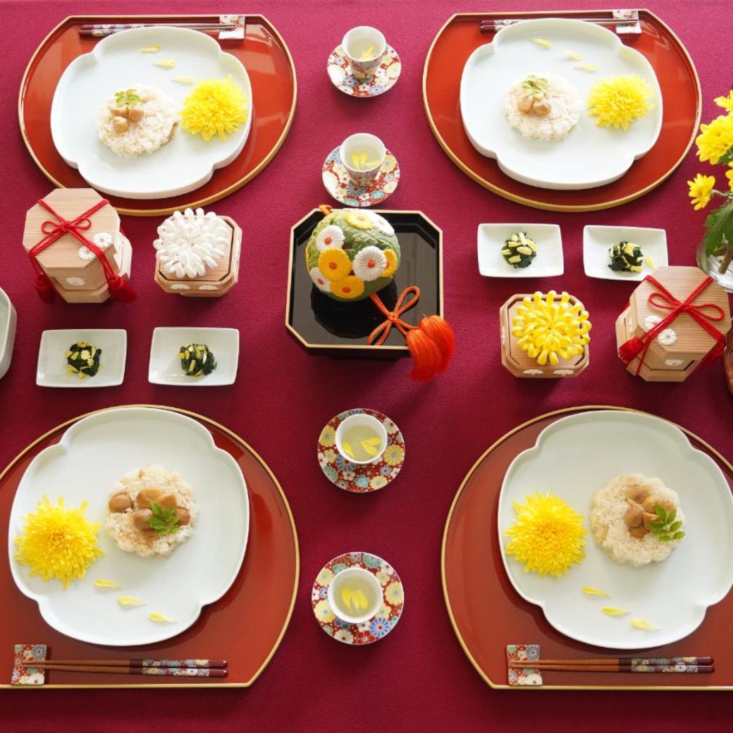 重陽の節句テーブル