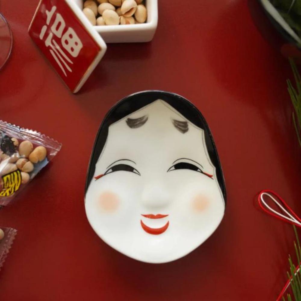 錦 おふくさん 小銘々皿